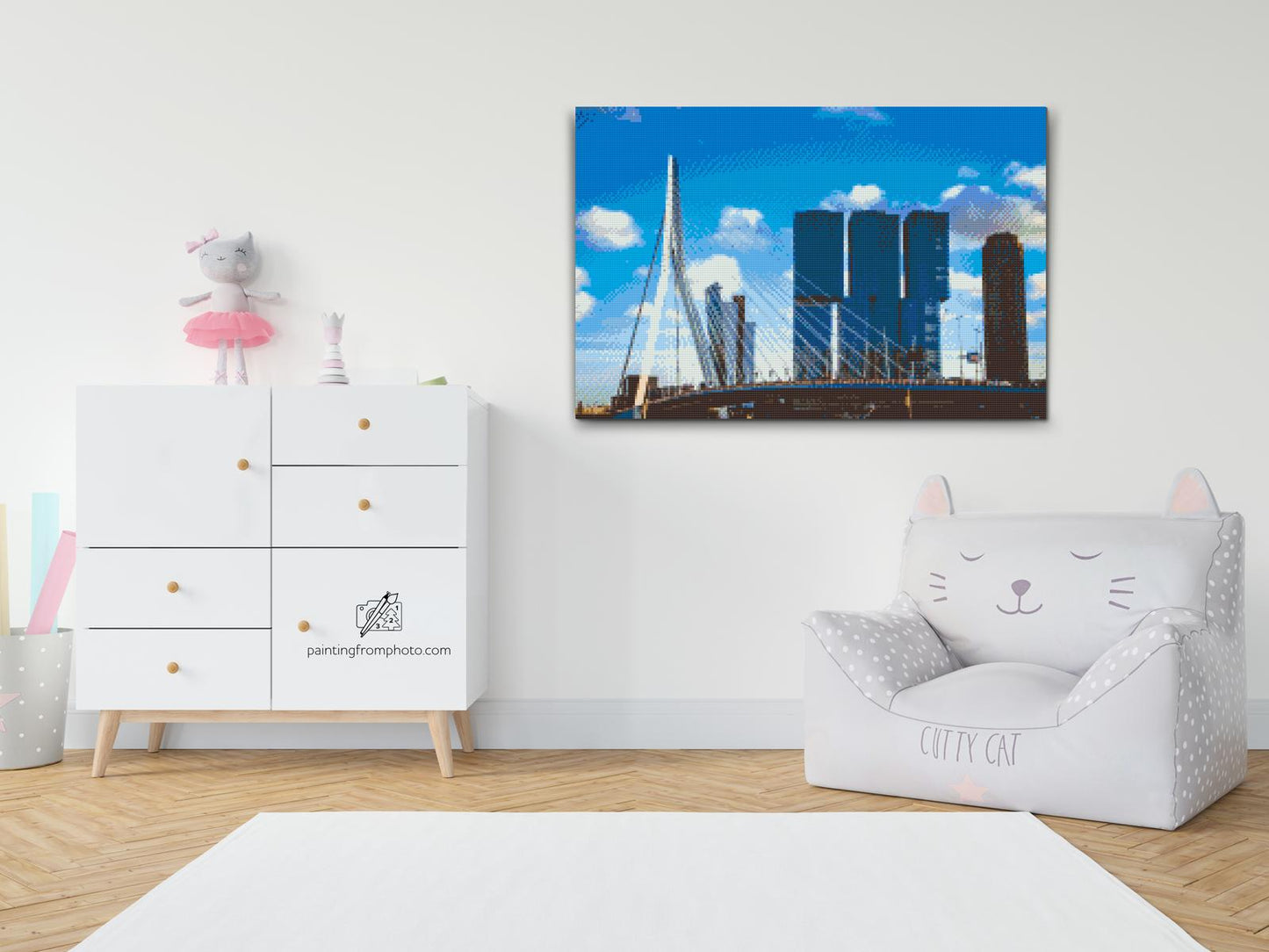 Diamond Paint - Erasmusbroen, Rotterdam - Holland