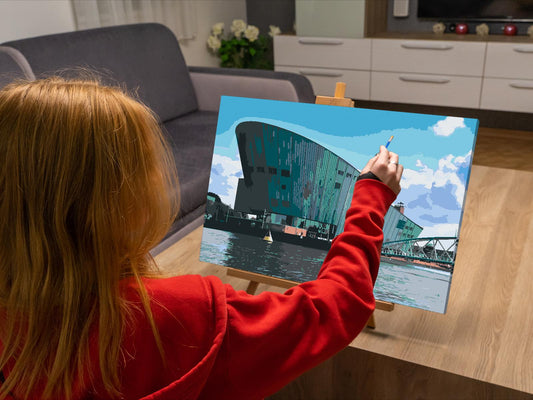 Paint by number - Nemo-museet, Amsterdam - Holland