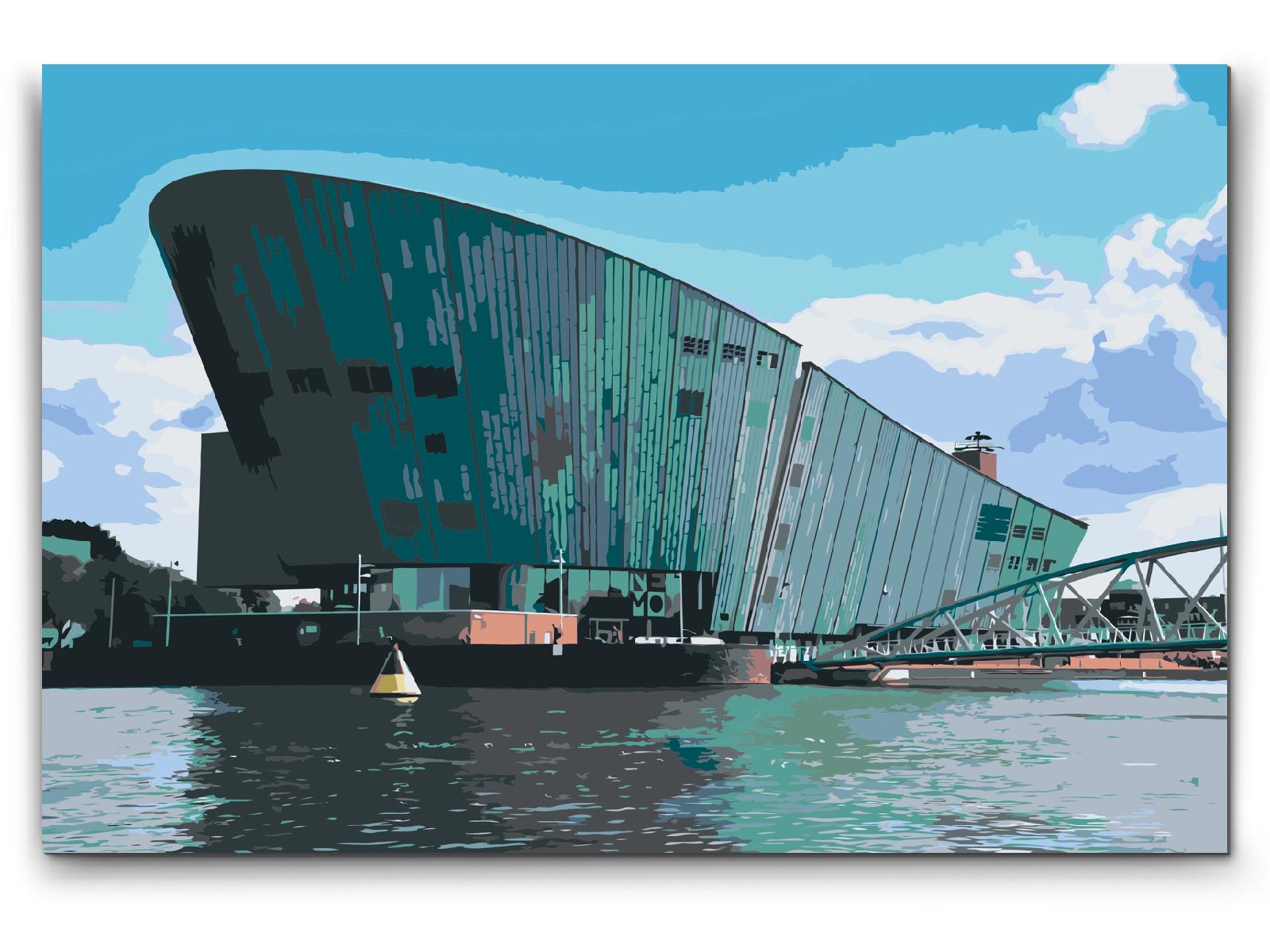 Paint by number - Nemo-museet, Amsterdam - Holland