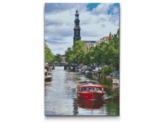 Diamond Paint - Bådtur, Amsterdam - Holland