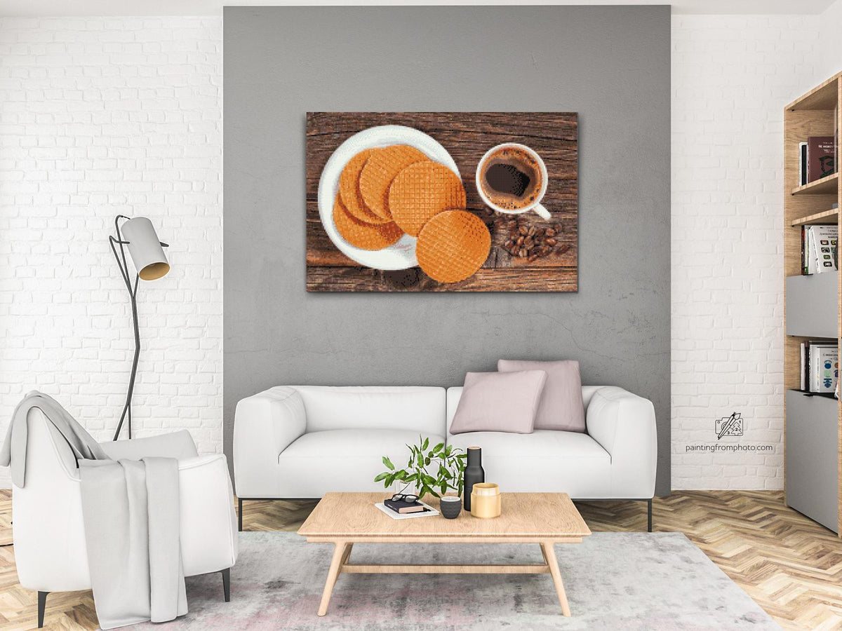 Diamond Paint - Stroopwafel