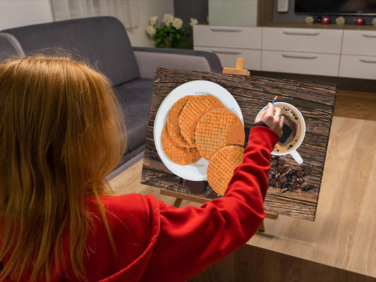 Paint by number - Stroopwafel
