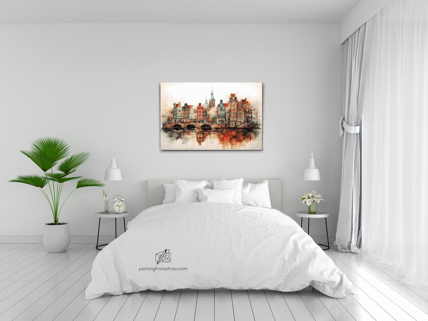 Diamond Paint - Tegning af Amsterdam - Holland