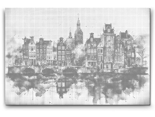 Dotting - Tegning af Amsterdam - Holland