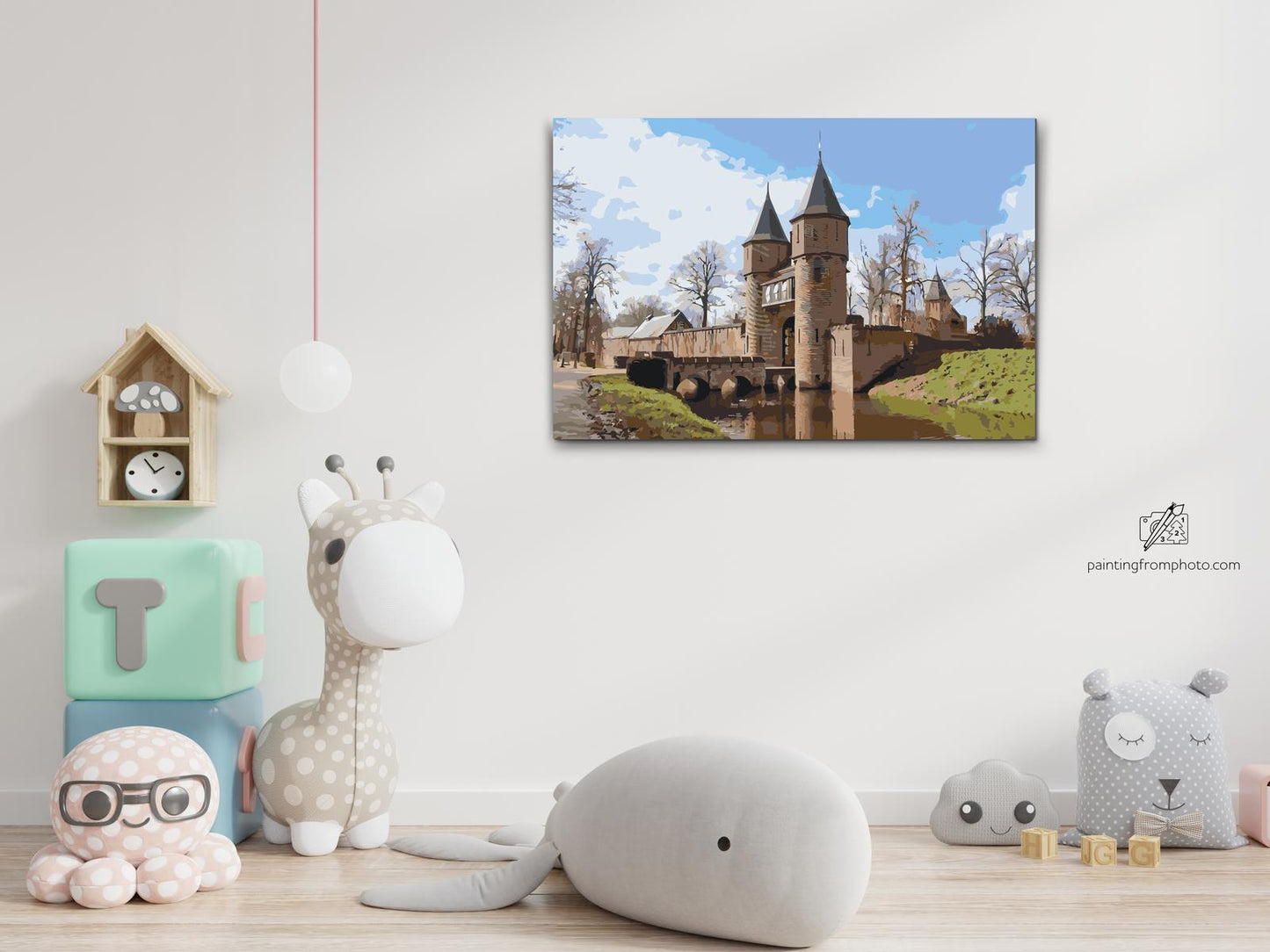 Paint by number - de Haar Slot - Nederlandene