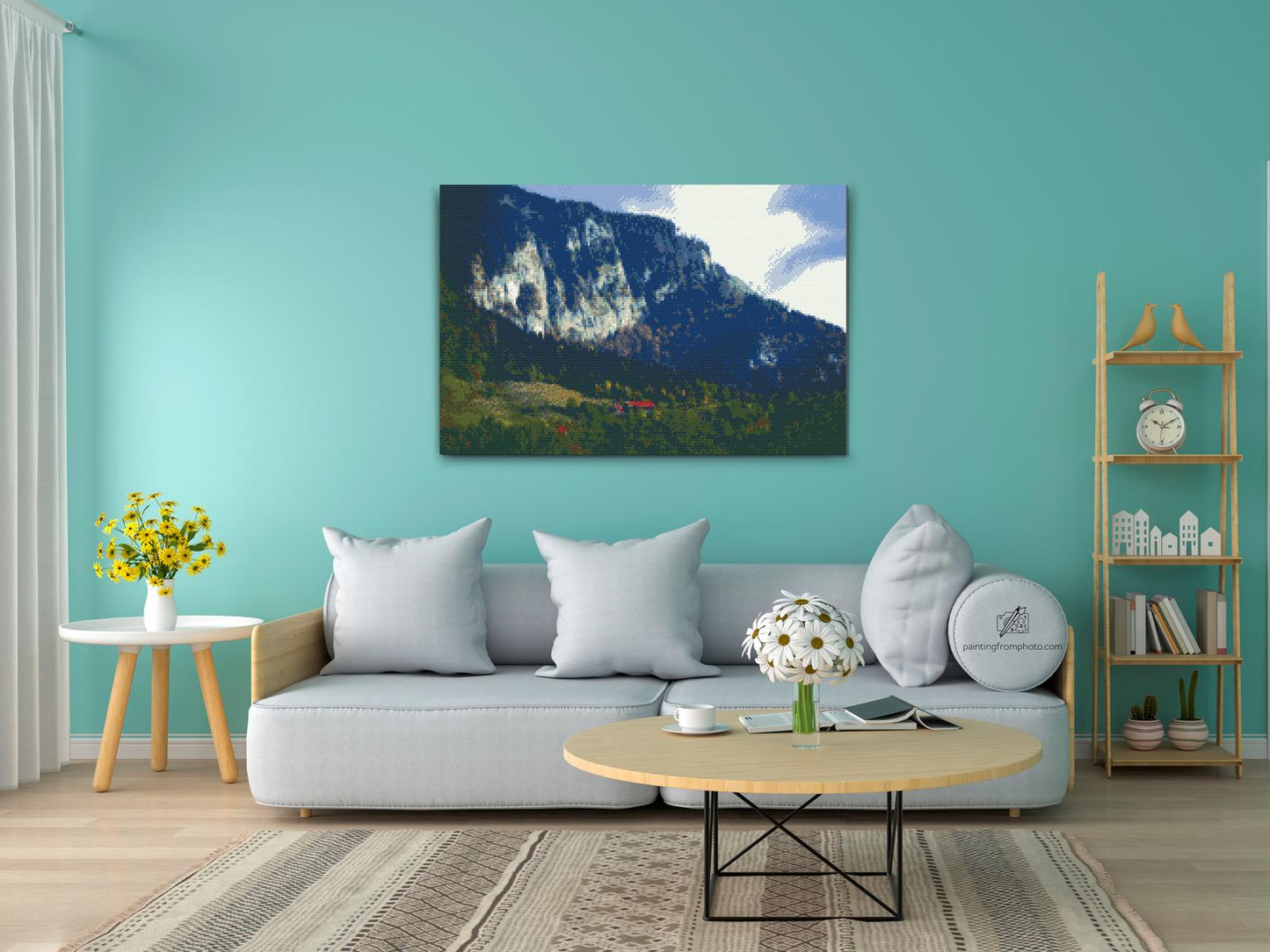 Diamond Paint - Farverigt landskab – Slovenien