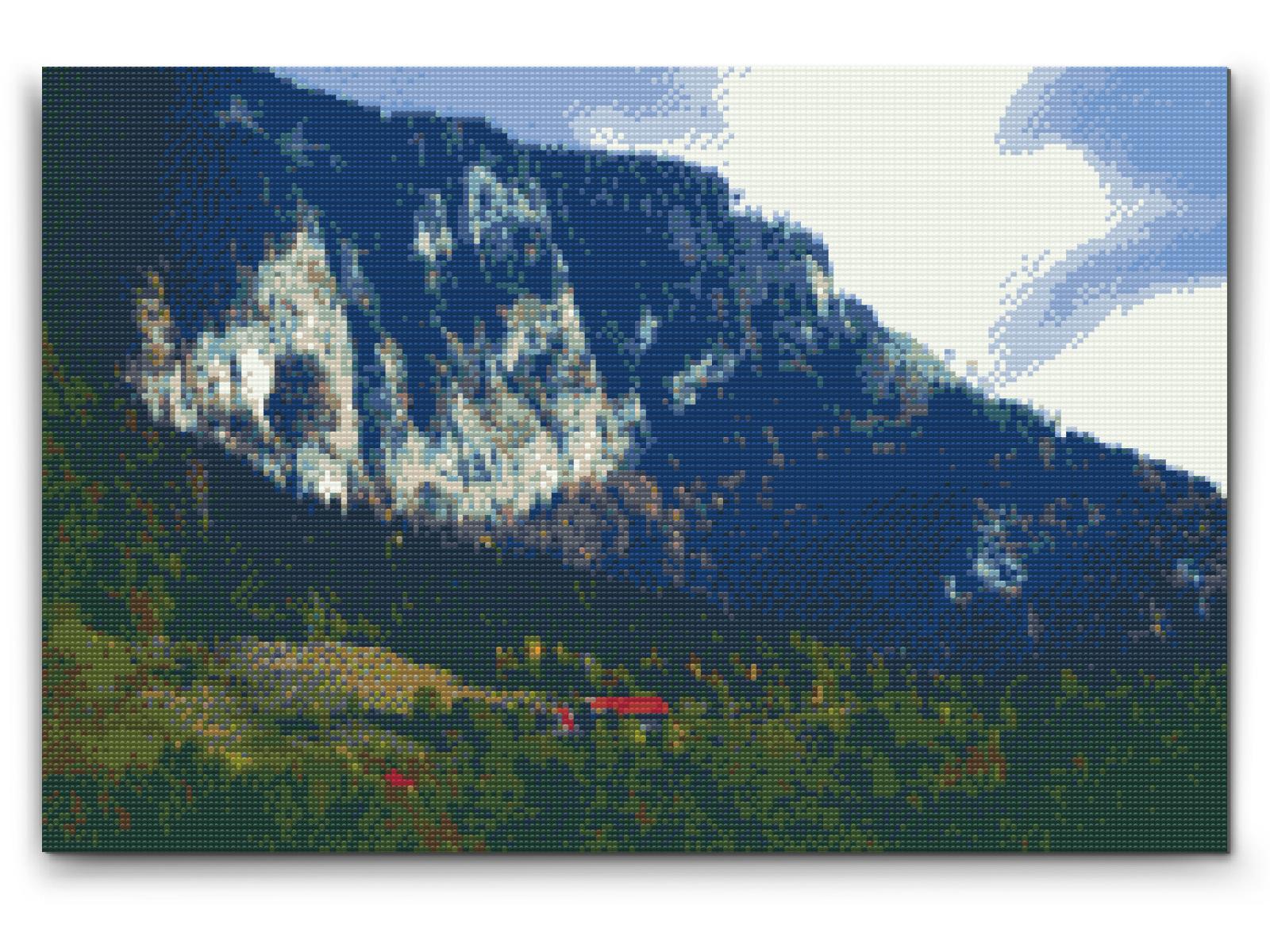 Diamond Paint - Farverigt landskab – Slovenien