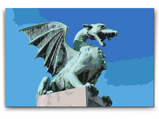 Paint by number - Dragebroen, Ljubljana – Slovenien