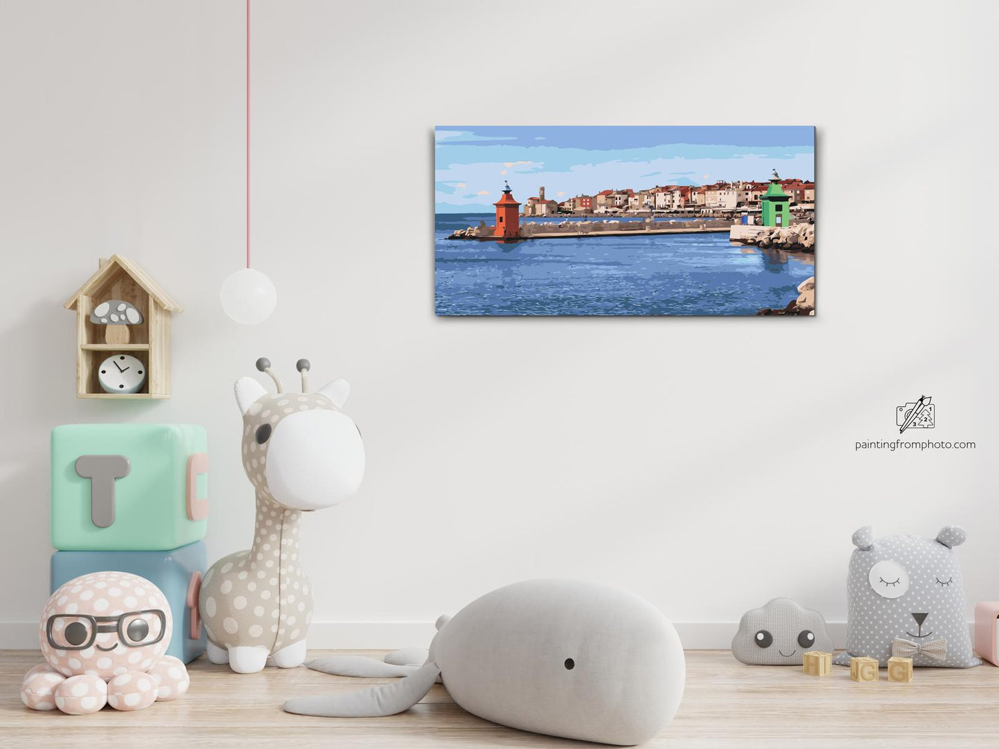 Paint by number - Piran Havn - Slovenien