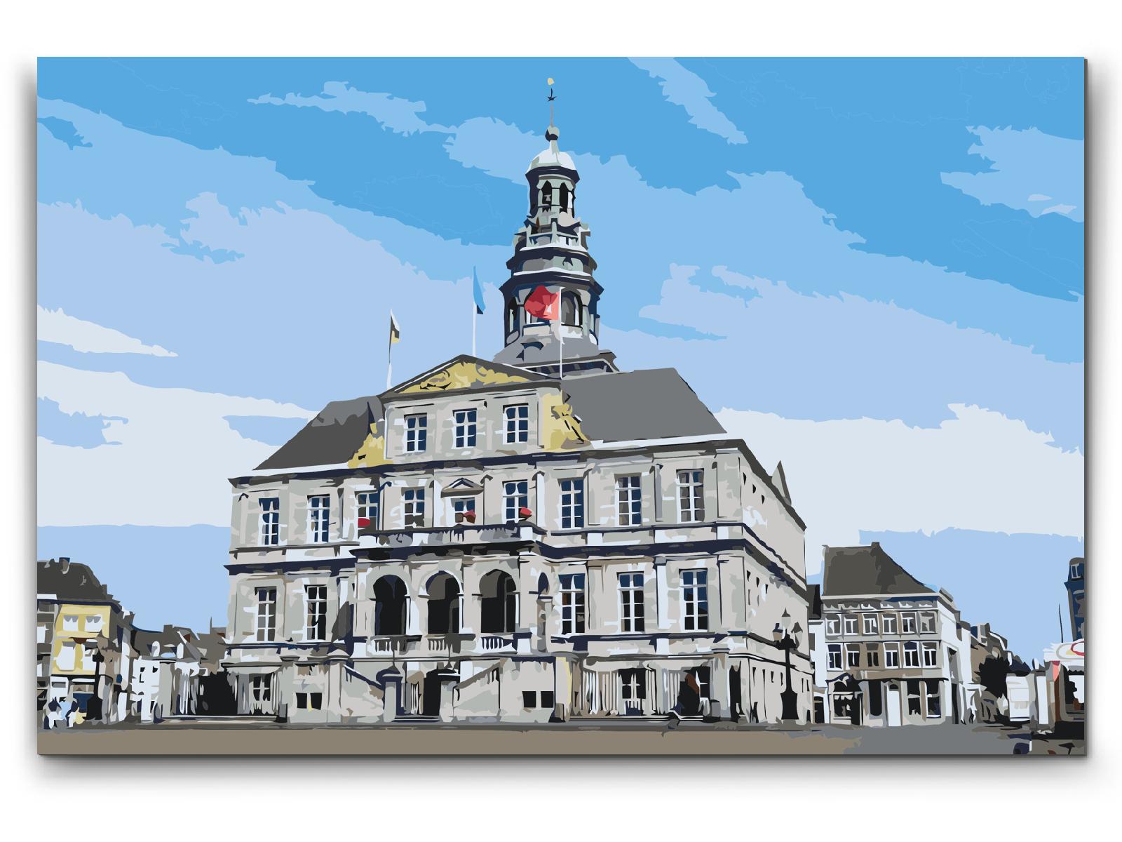Paint by number - Rådhuset Maastricht - Holland