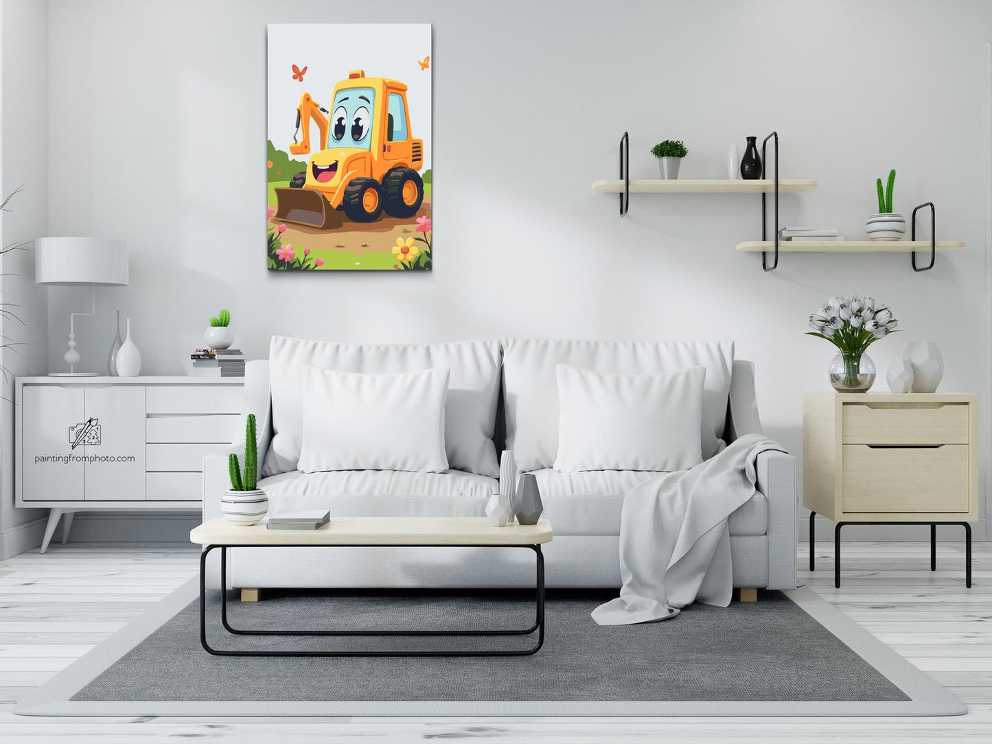 Paint by number - Børnegravemaskine