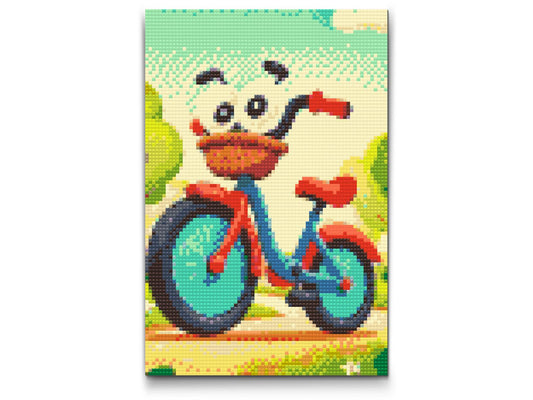 Diamond Paint - Cykel til børn