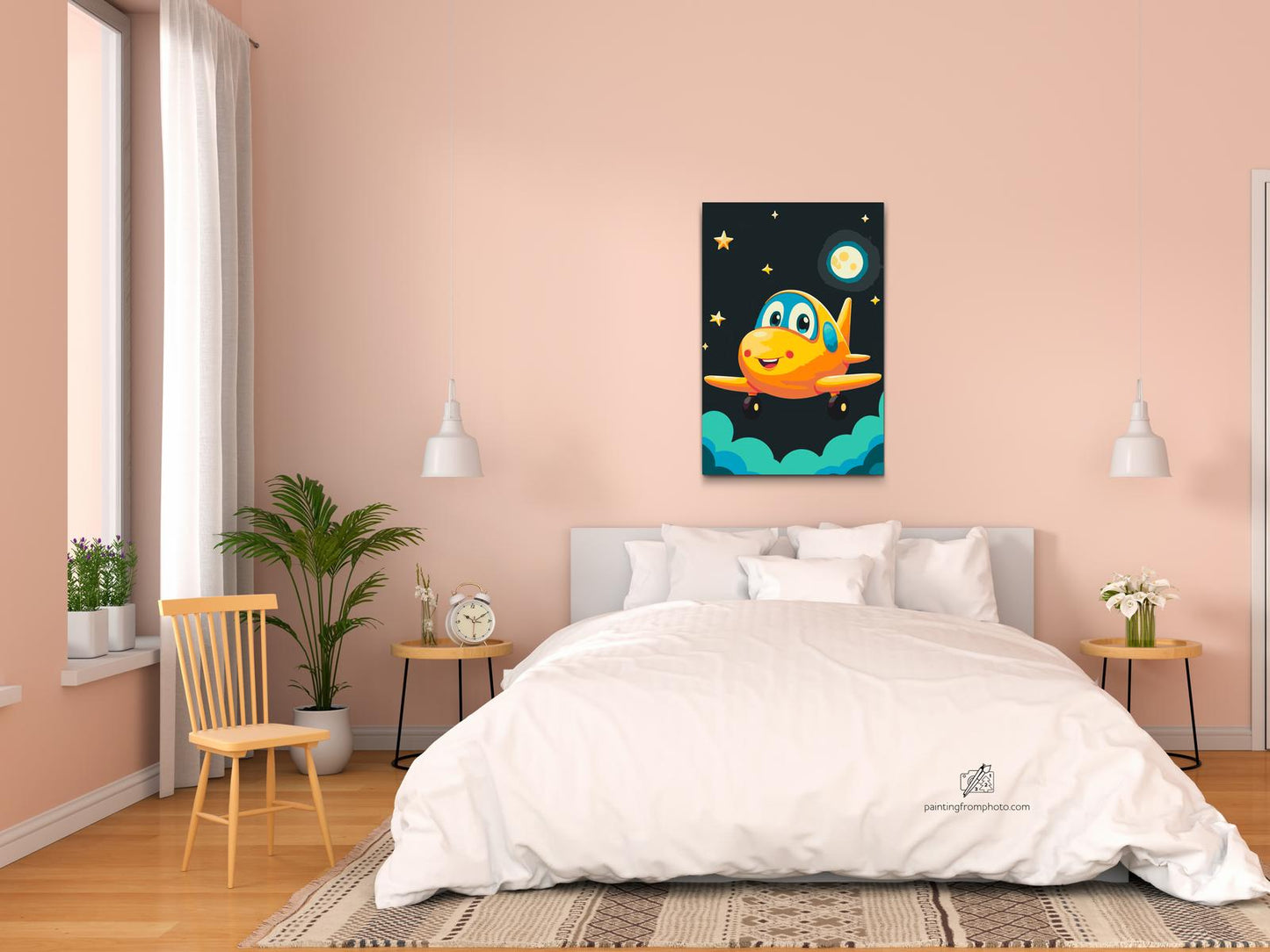 Paint by number - Fly til børn
