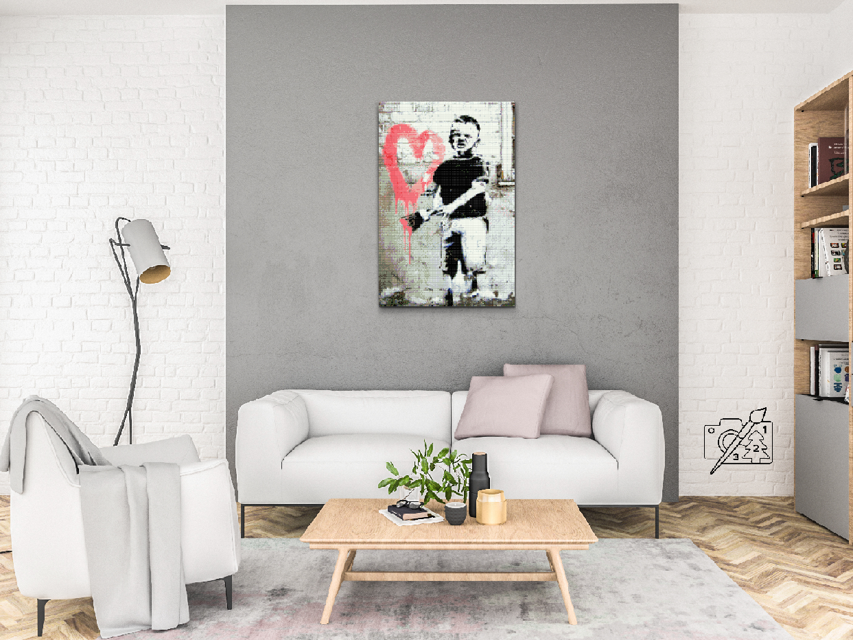 Diamond Paint - Banksy - Dreng