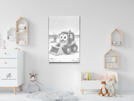 Dotting - Mini-gravmaskine til børn