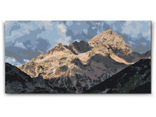Paint by number - Alperne, Mount Triglav - Slovenien