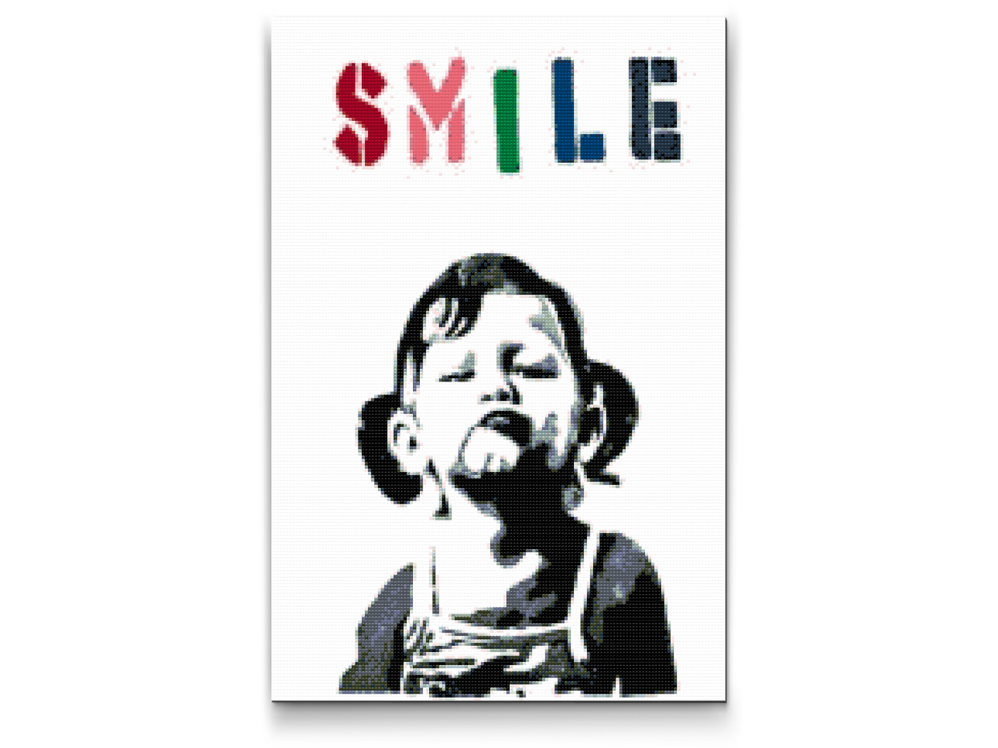 Diamond Paint - Banksy - Smil