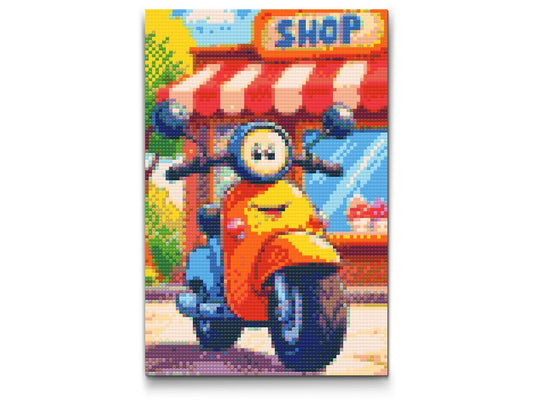 Diamond Paint - Scooter til børn