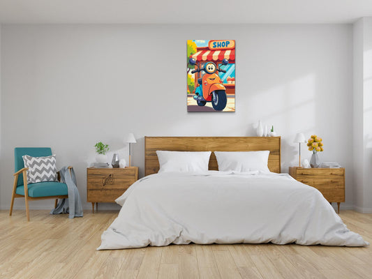 Paint by number - Scooter til børn