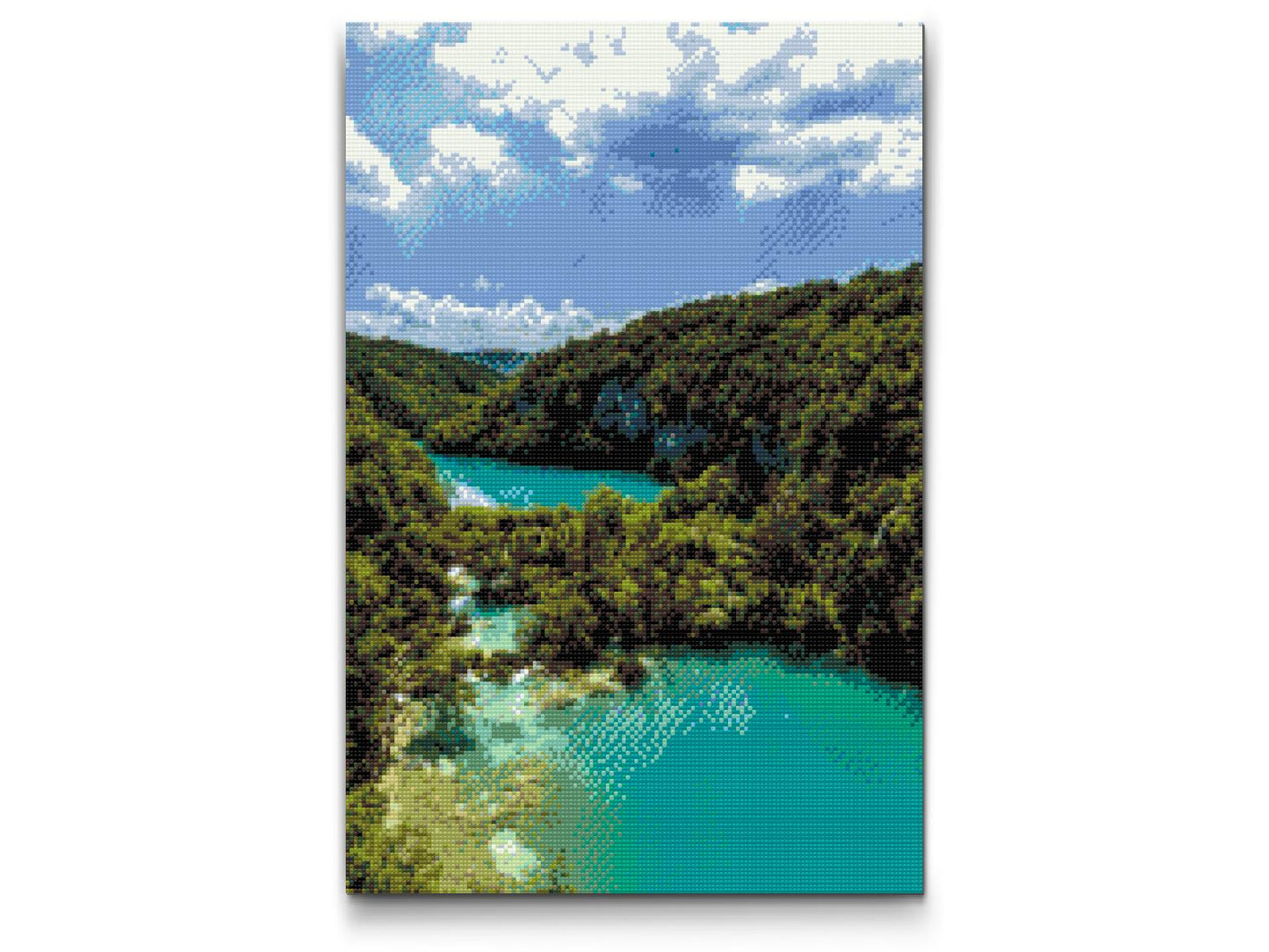Diamond Paint - Plitvice-søen - Kroatien