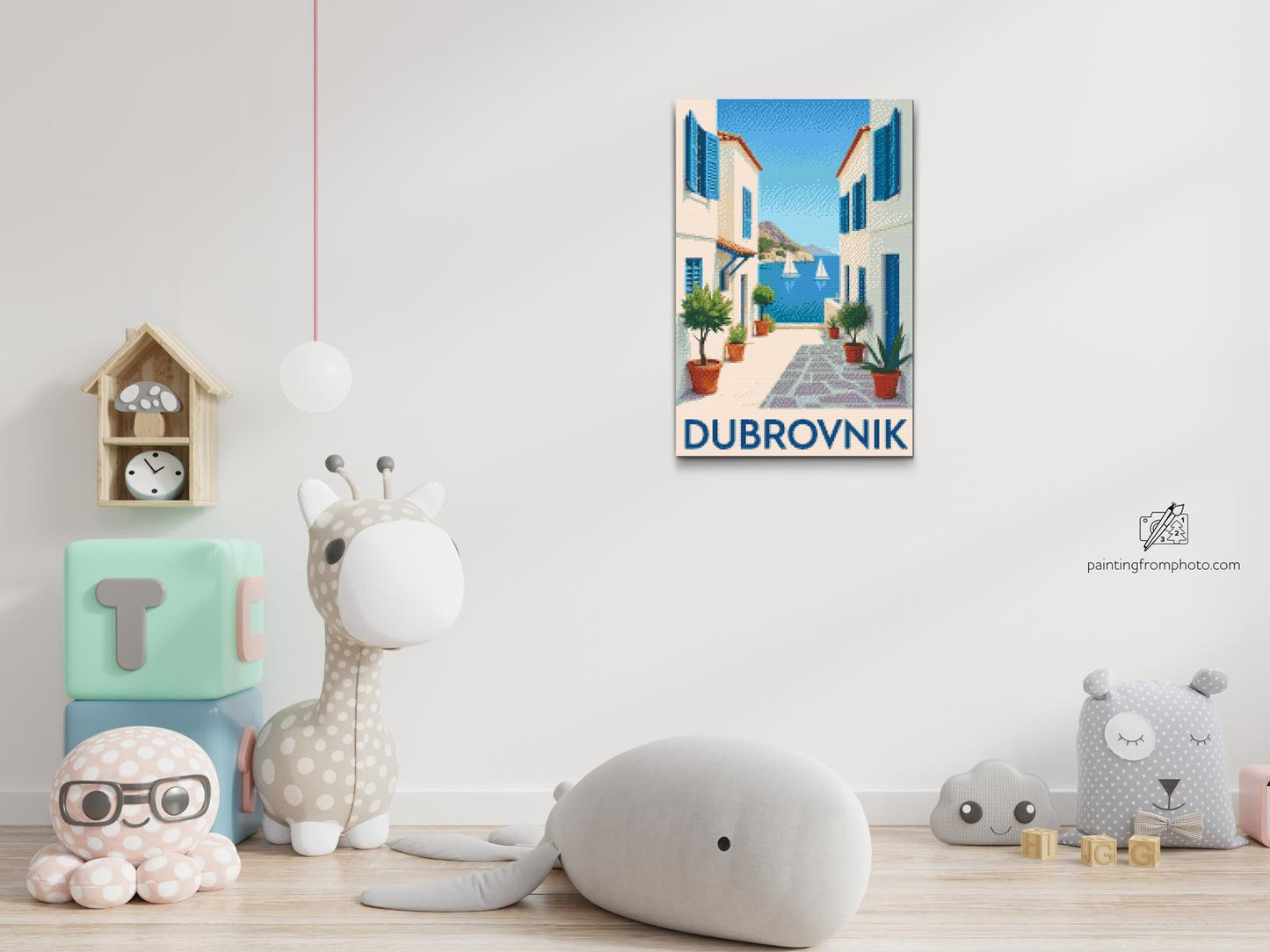 Diamond Paint - Dubrovnik-plakat