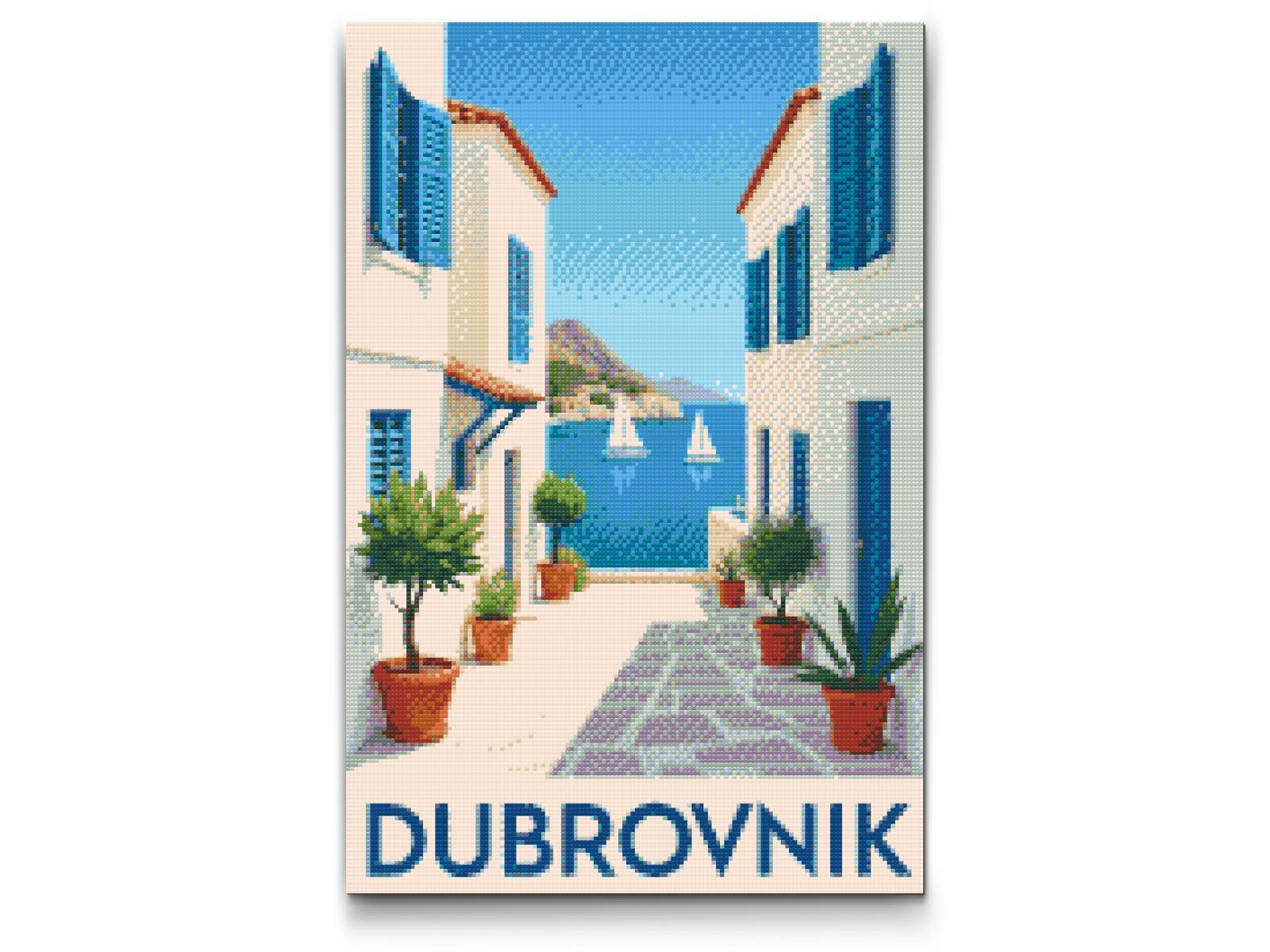 Diamond Paint - Dubrovnik-plakat