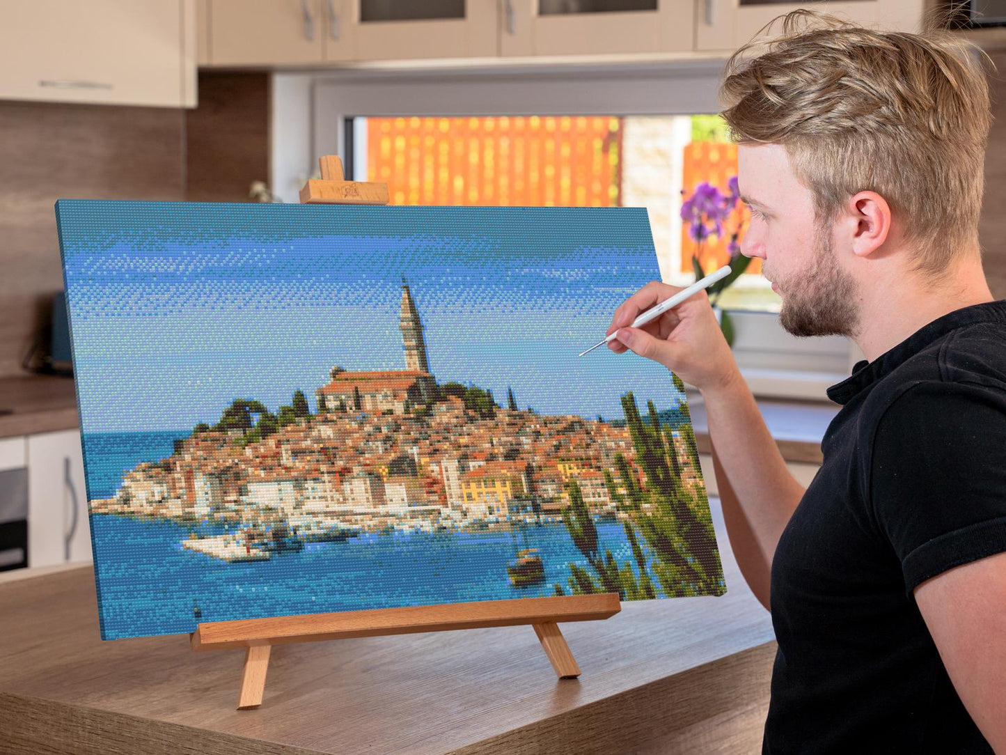 Diamond Paint - Byen Rovinj - Kroatien