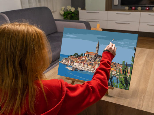 Paint by number - Byen Rovinj - Kroatien