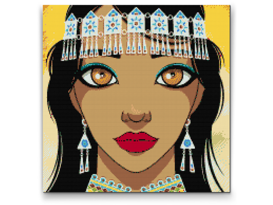 Diamond Paint - Smuk indisk kvinde