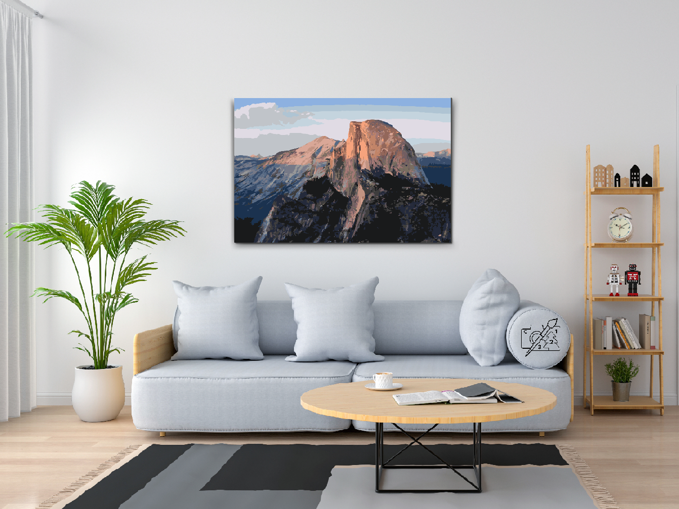 Paint by number - Yosemite