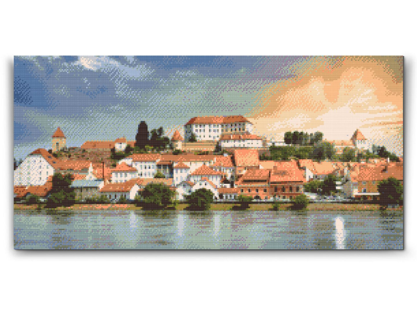 Diamond Paint - Udsigt over byen Ptuj - Slovenien