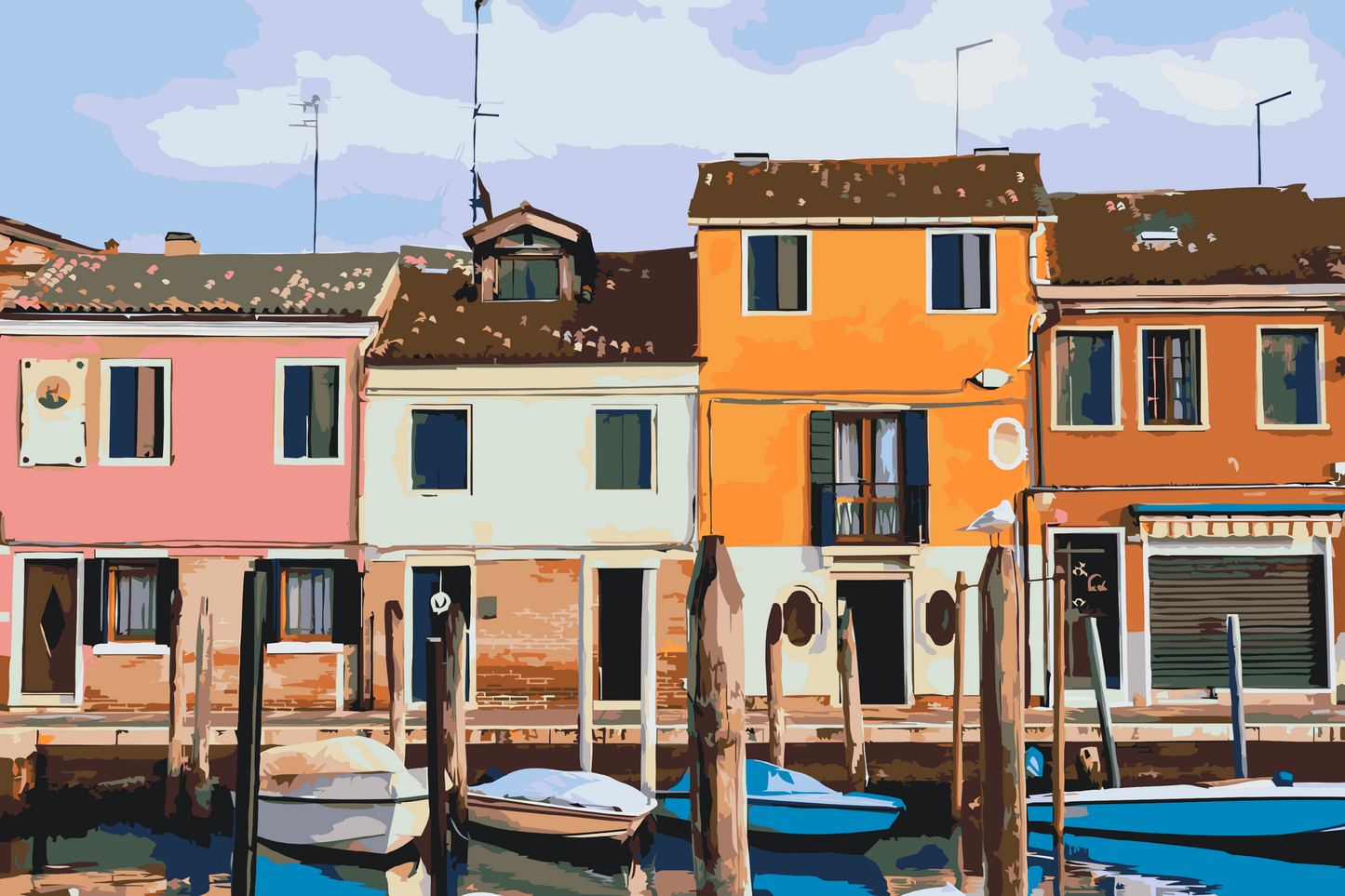 Paint by number - Venedig-husene