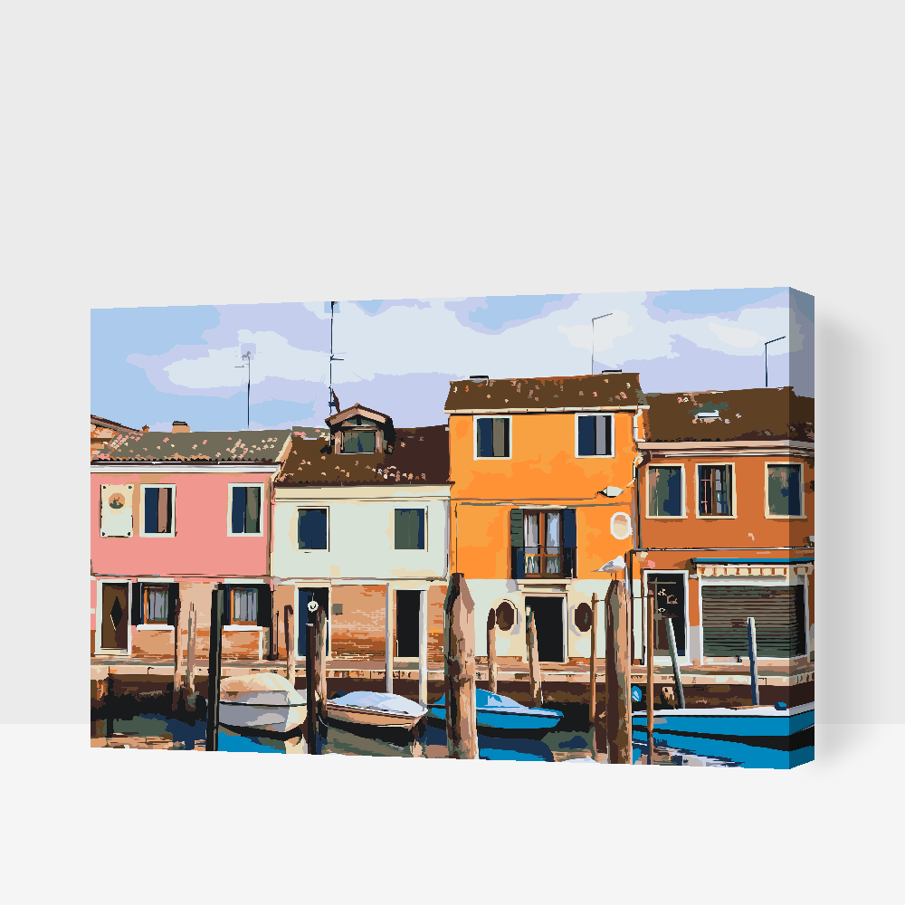 Paint by number - Venedig-husene