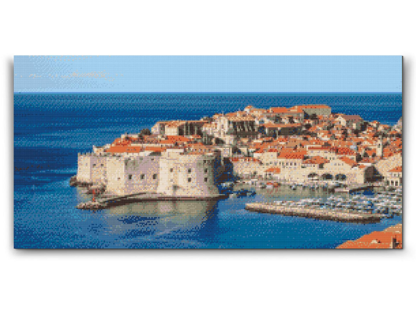 Diamond Paint - Udsigt over Dubrovnik - Kroatien
