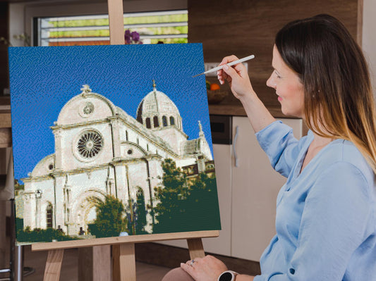 Diamond Paint - Sankt Jakobs Katedral, Šibenik - Kroatien