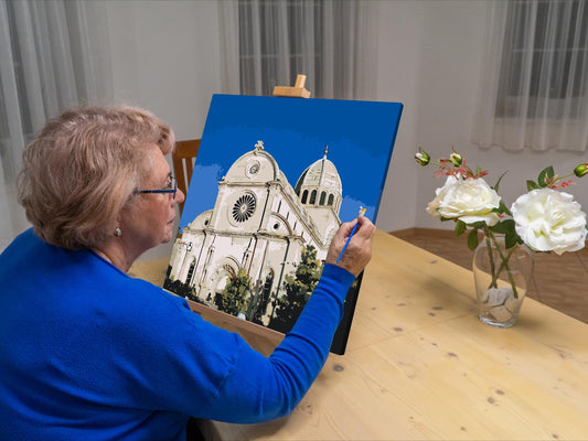 Paint by number - Sankt Jakobs Katedral, Šibenik - Kroatien