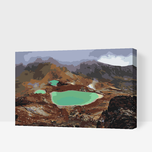 Paint by number - Tongariro Nationalpark