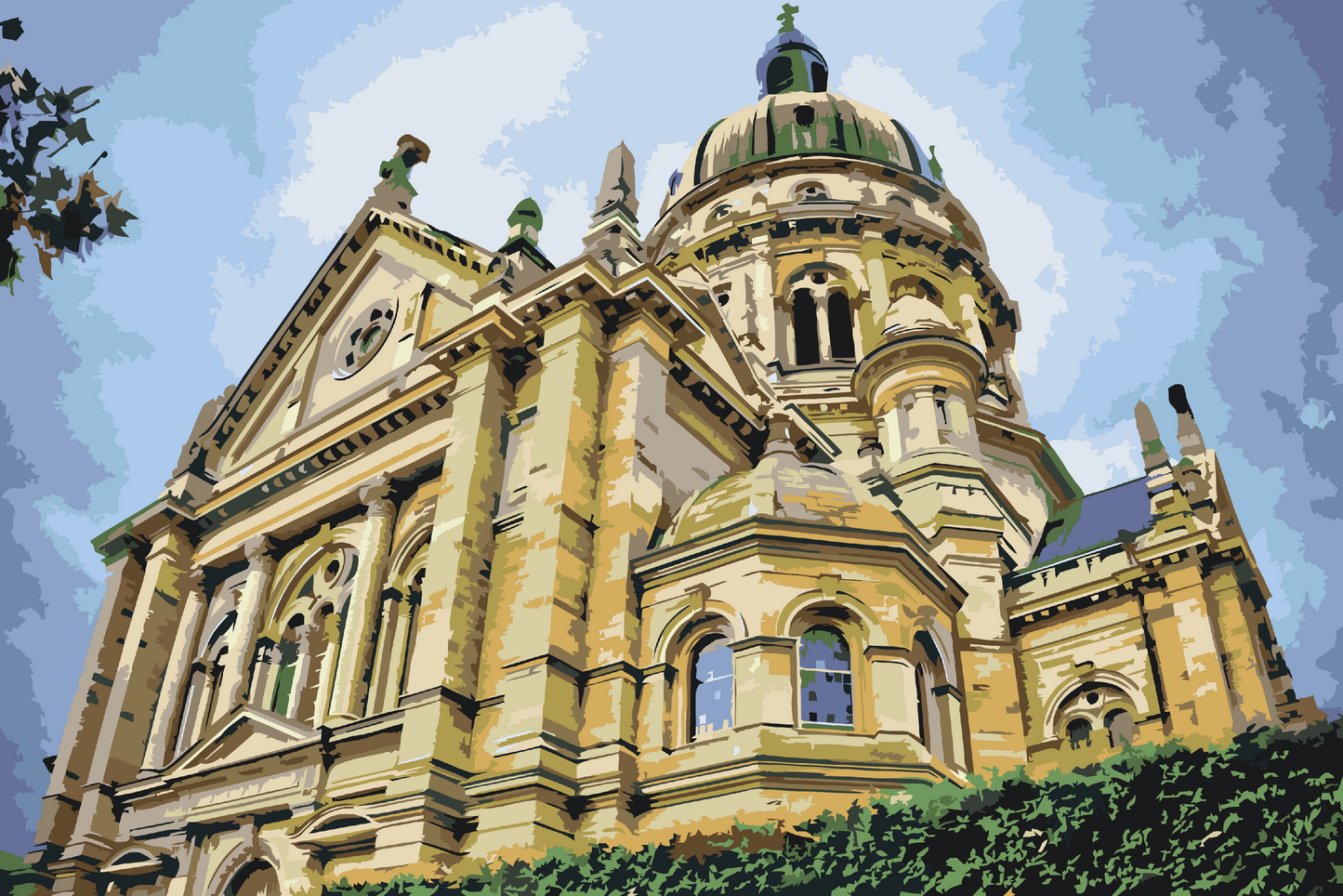 Paint by number - Kristi Mainz Kirke