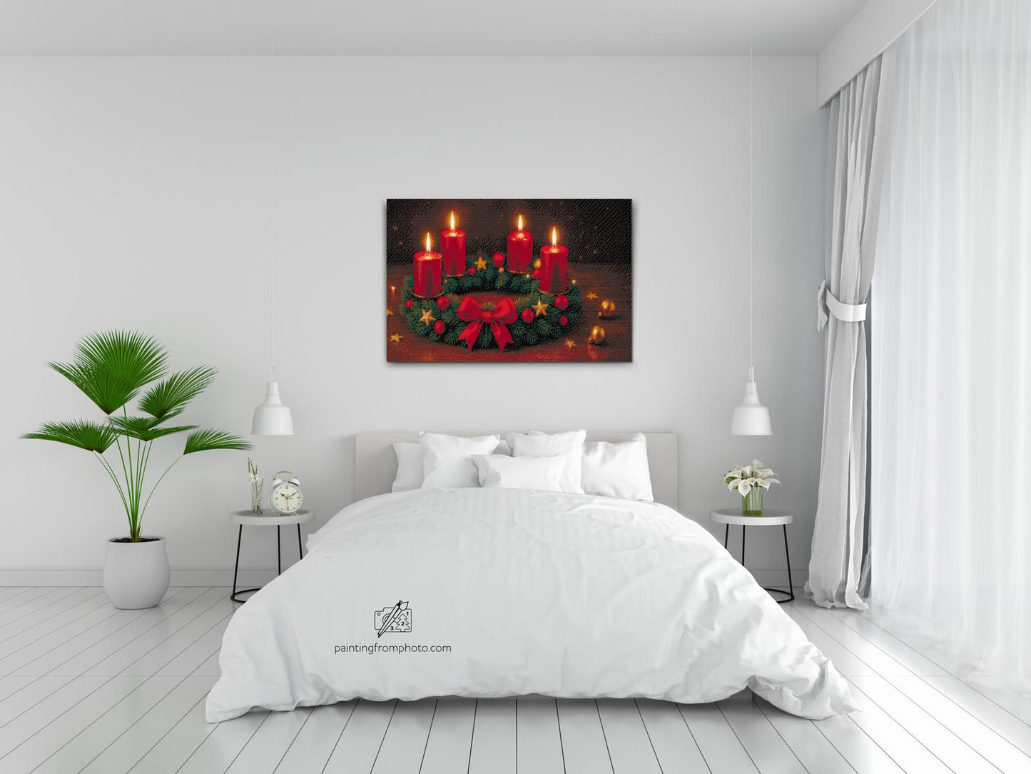 Diamond Paint - Adventskrans til bordet