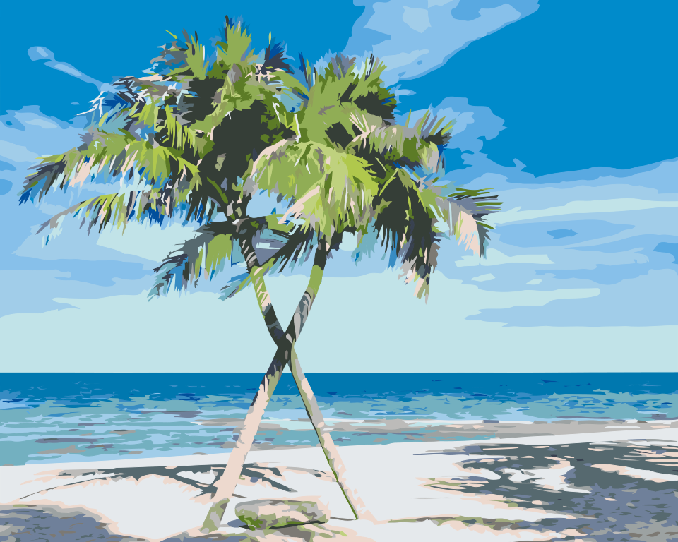 Paint by number - Caribien