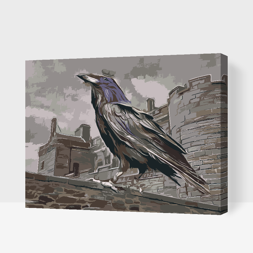 Paint by number - Kong Raven