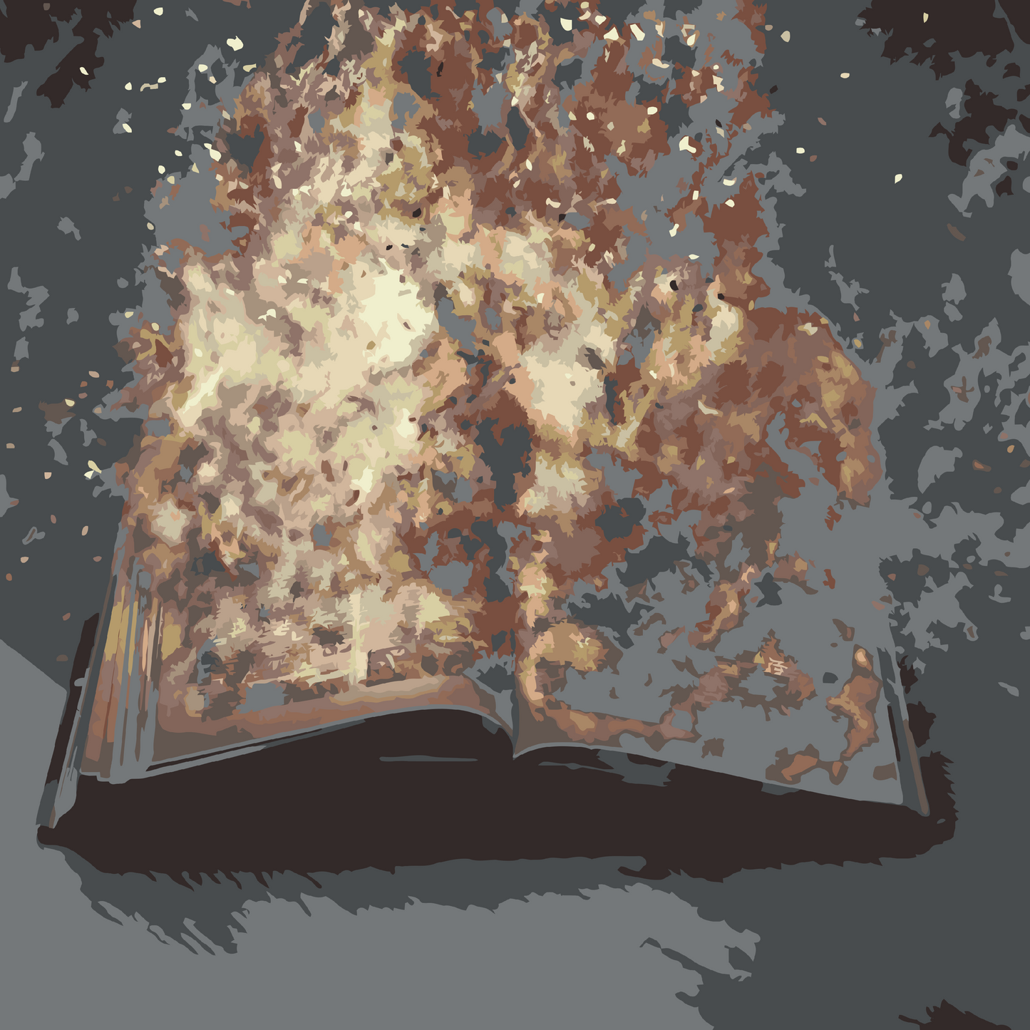 Paint by number - Burning Book