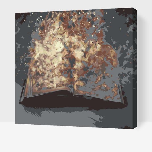 Paint by number - Burning Book