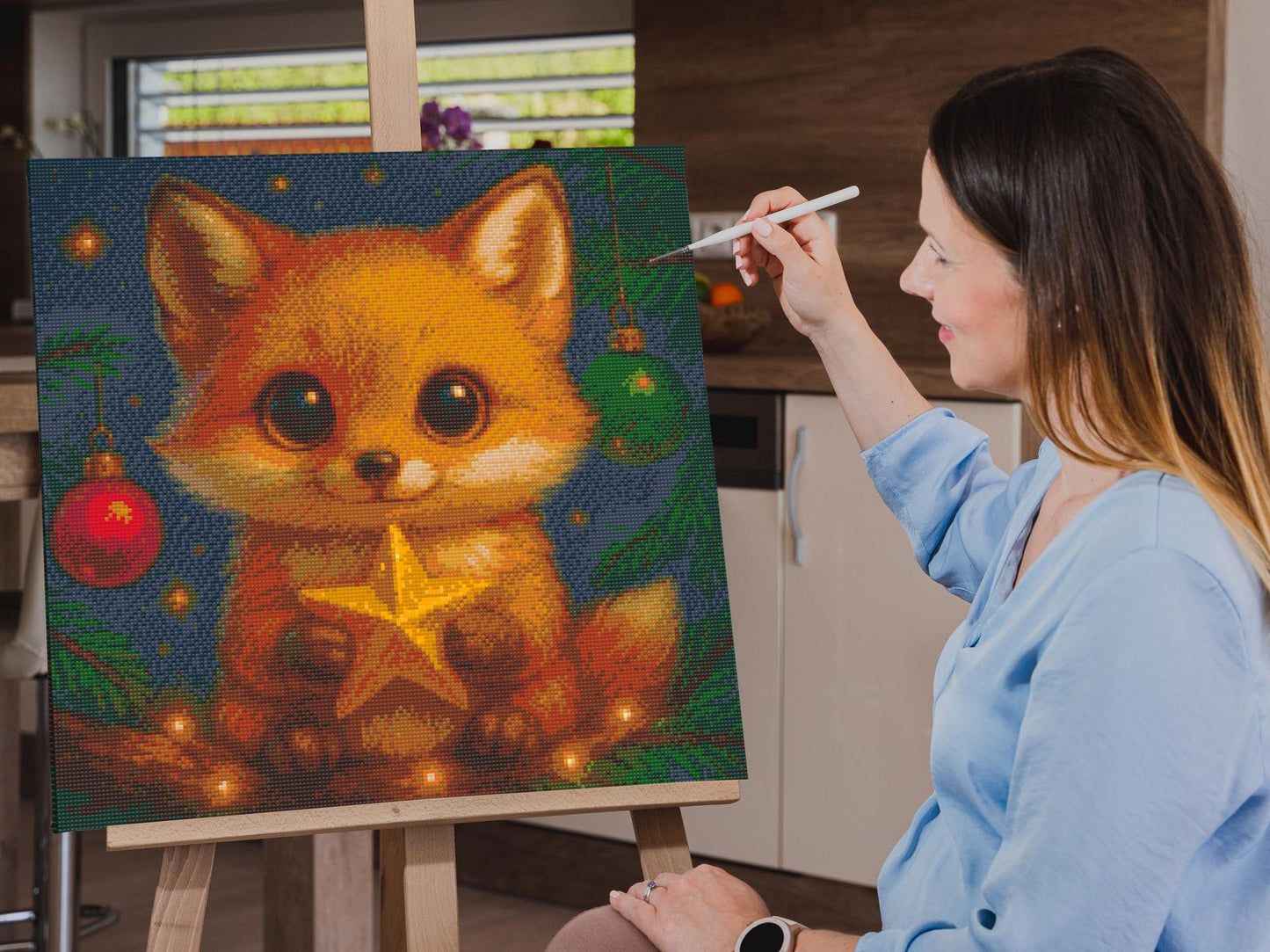 Diamond Paint - Christmas Fox