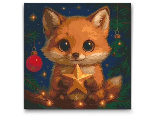 Paint by number - Christmas Fox