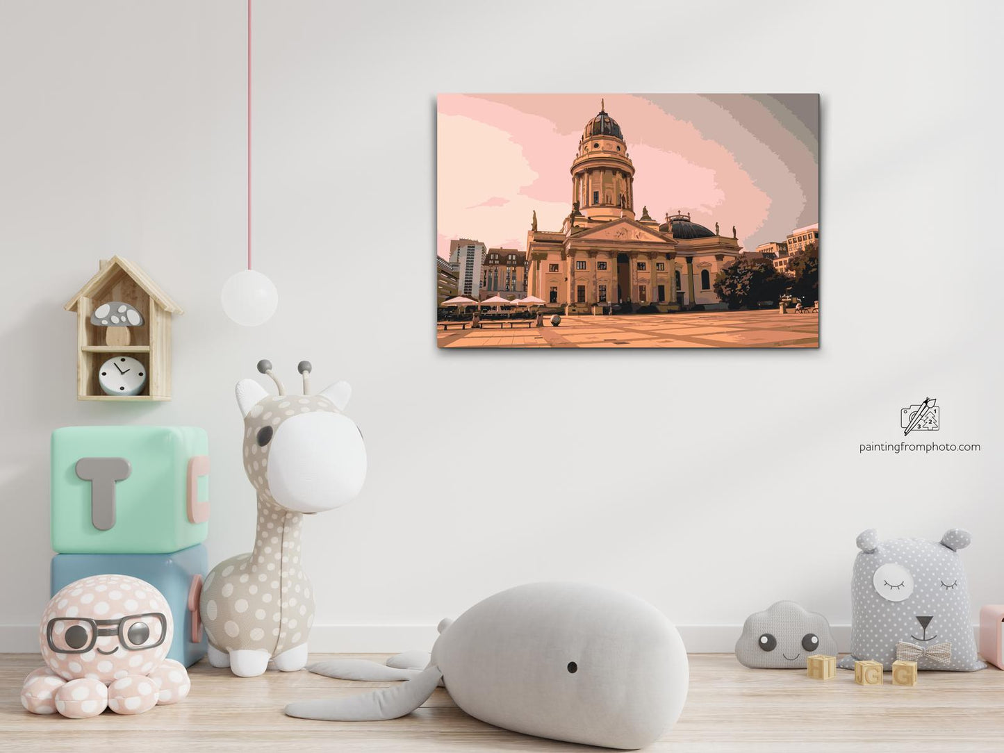 Paint by number - Gendarmenmarkt-pladsen, Berlin – Tyskland