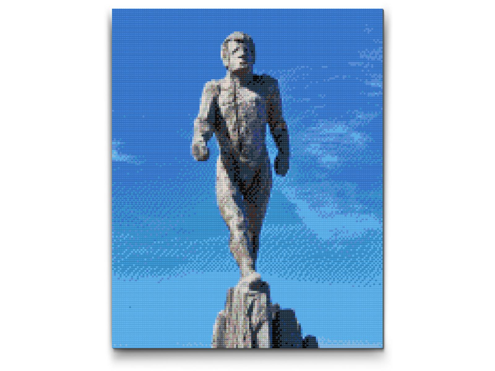 Diamond Paint - Statue af Ismanden, Zugspitze – Tyskland