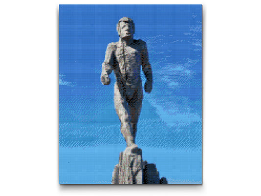 Diamond Paint - Statue af Ismanden, Zugspitze – Tyskland