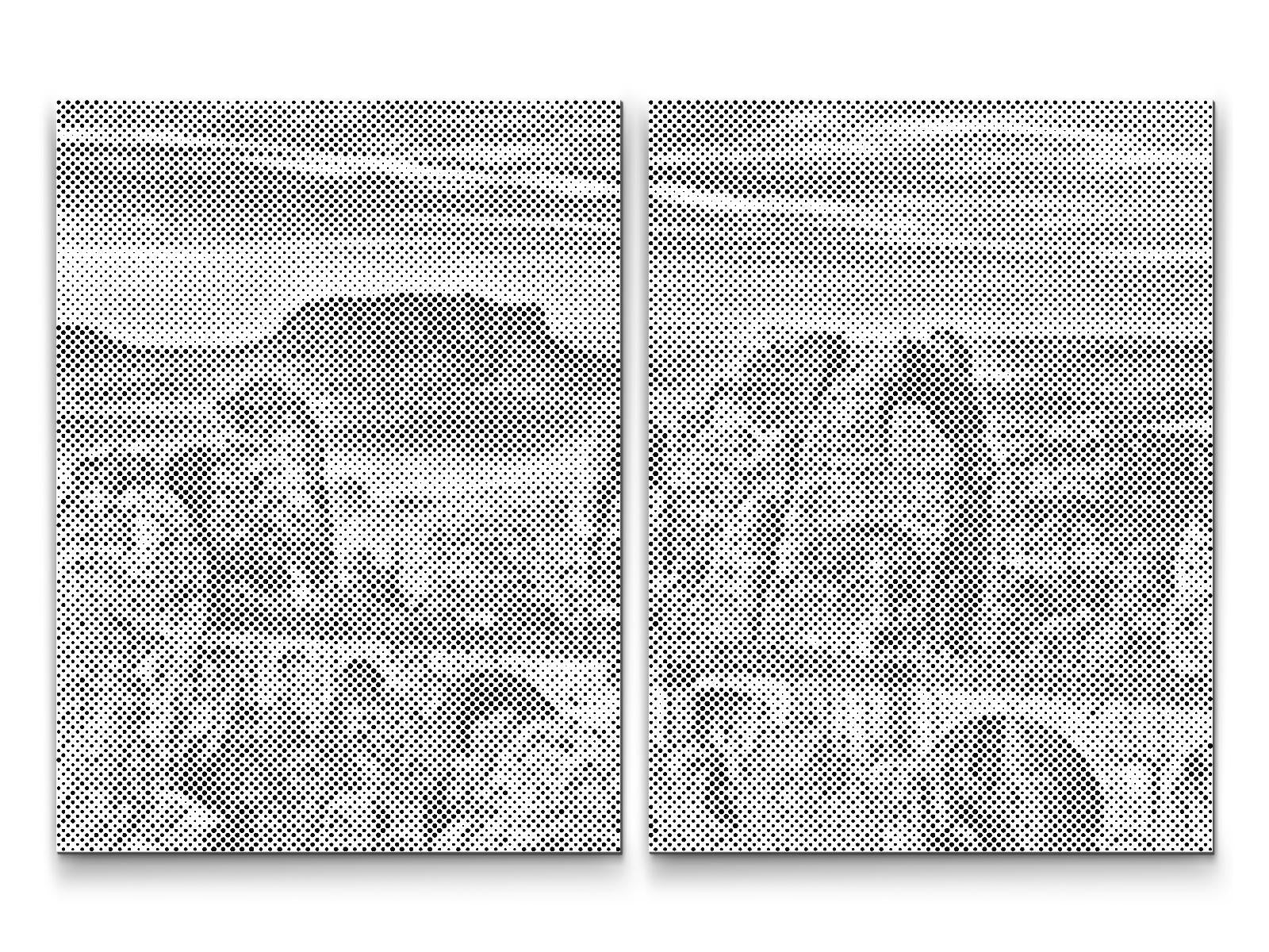 Dotting - Bastei-broen – Tyskland (sæt af 2 lærreder)