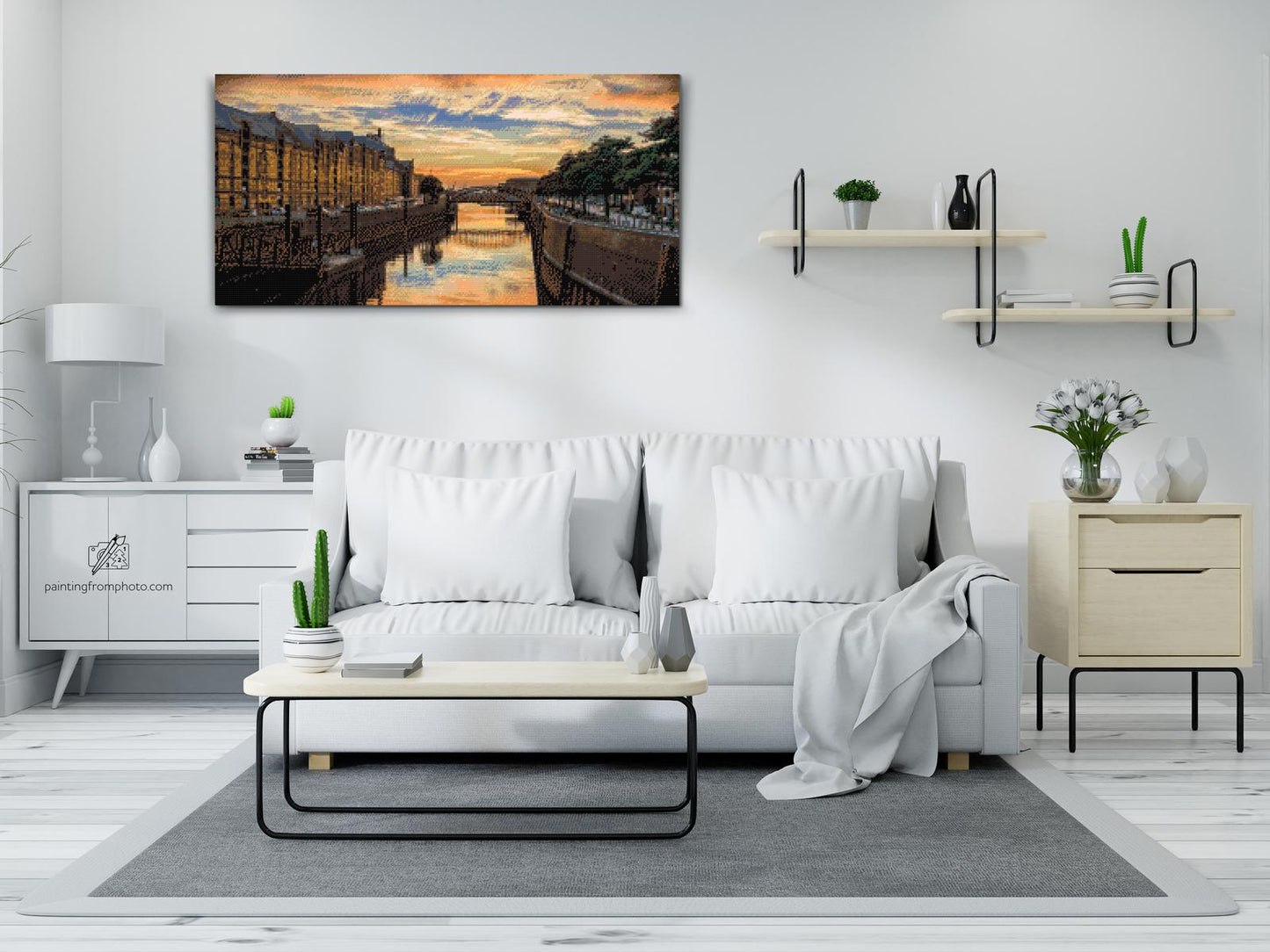 Diamond Paint - Speicherstadt, Hamborg – Tyskland